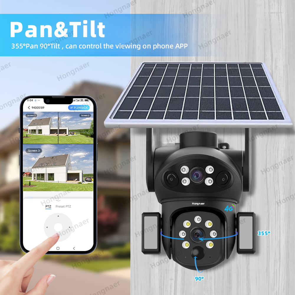 Cameră de supraveghere solară wireless 5G