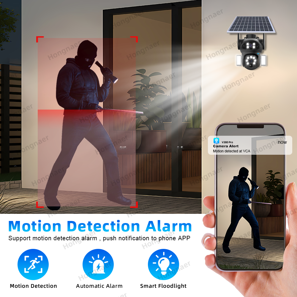 Cameră de supraveghere solară wireless 5G