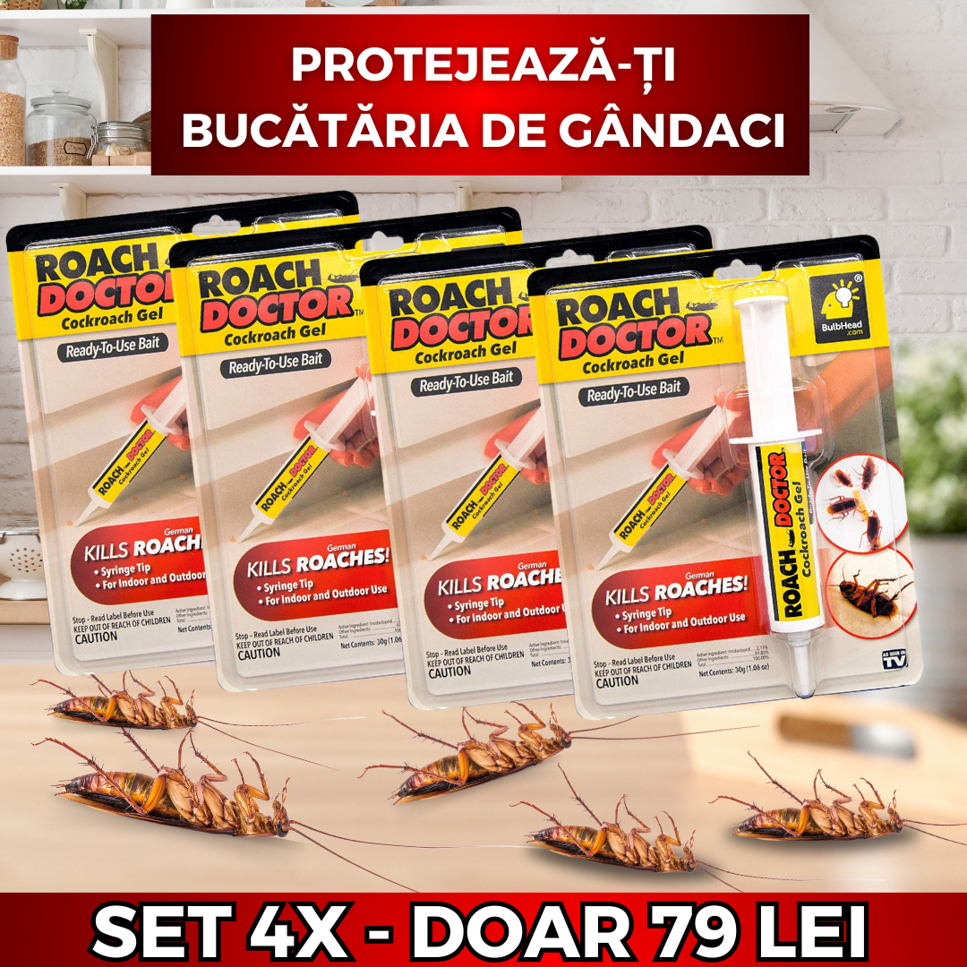 Set 4 x Insecticid tip seringa, solutie antigandaci