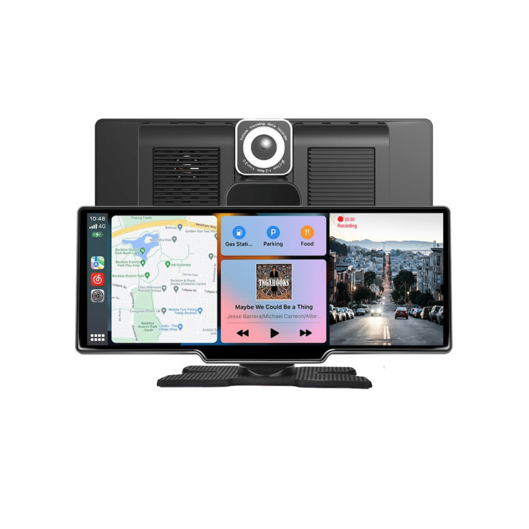 Navigație Auto Universală JRH 10.26″ Touchscreen, Wireless CarPlay/Android Auto, Cameră 4K