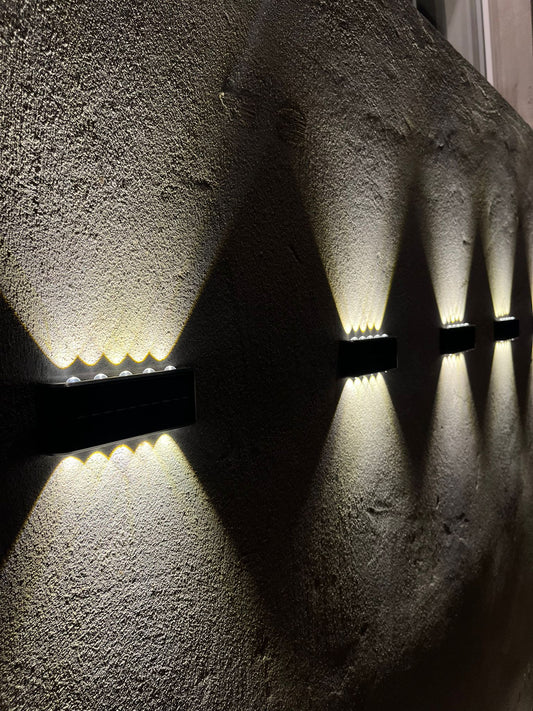 LAMPA BIDIRECTIONALE, 15CM, 12 LED-URI