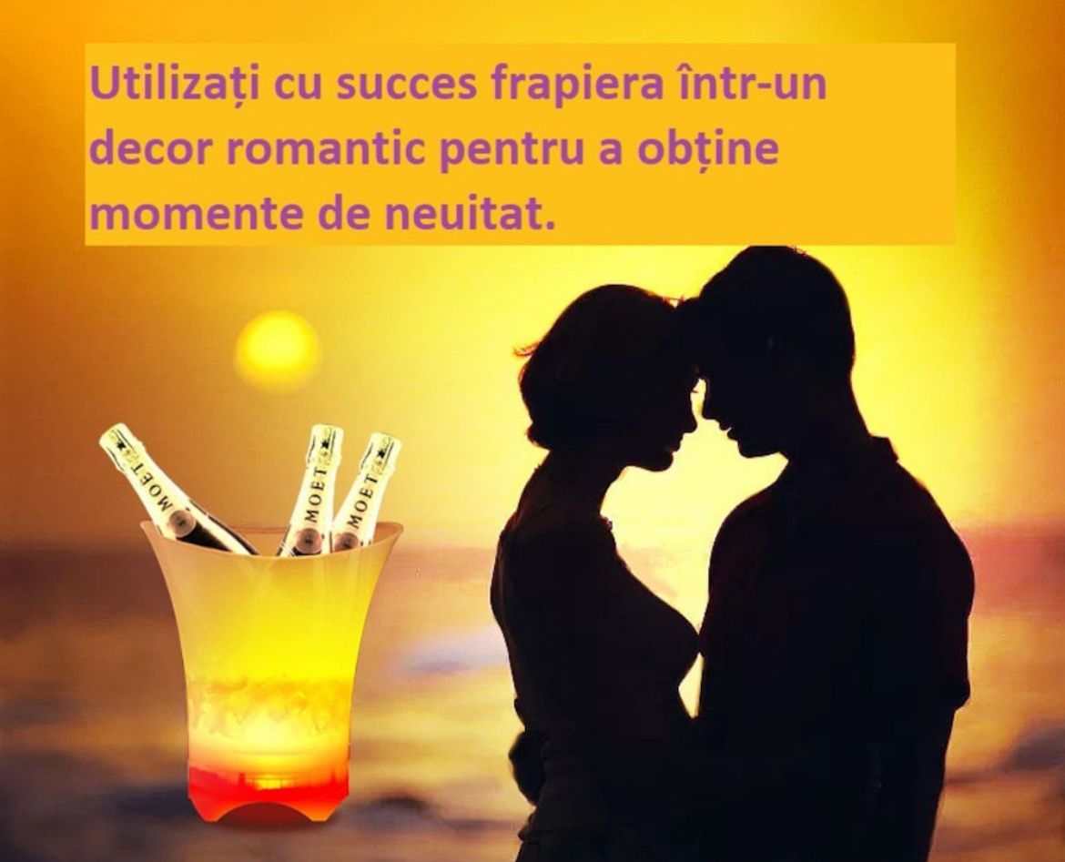 Frapieră cu Bluetooth și Iluminare LED – Portabilă, Elegantă, Multifuncțională