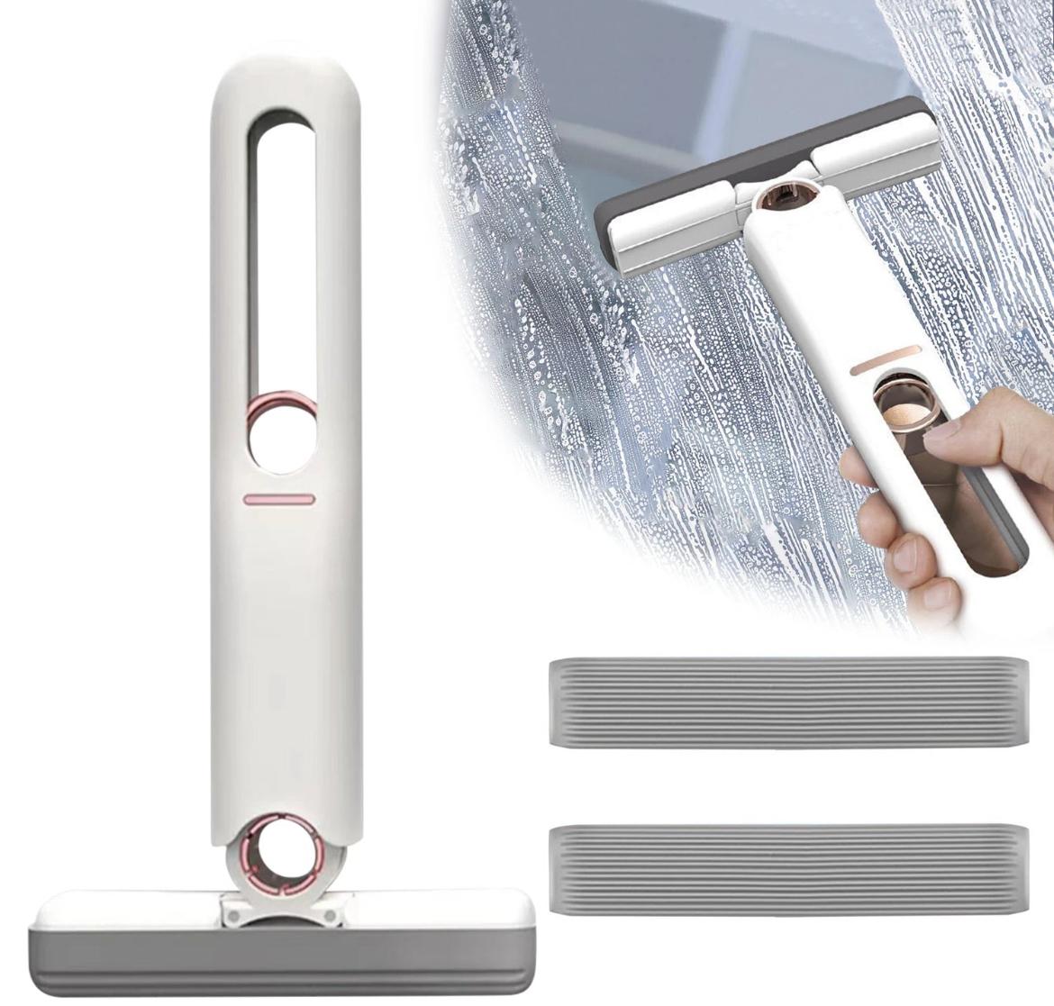 Mini mop portabil cu cap de maturare rotativ - 1+1 GRATIS!