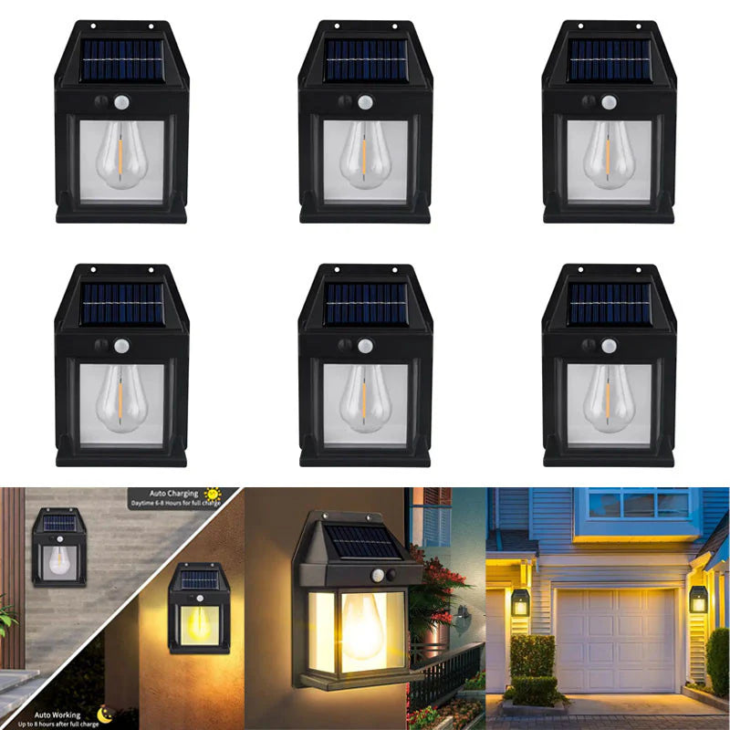 Set 6 Lampi Solare LED RETRO