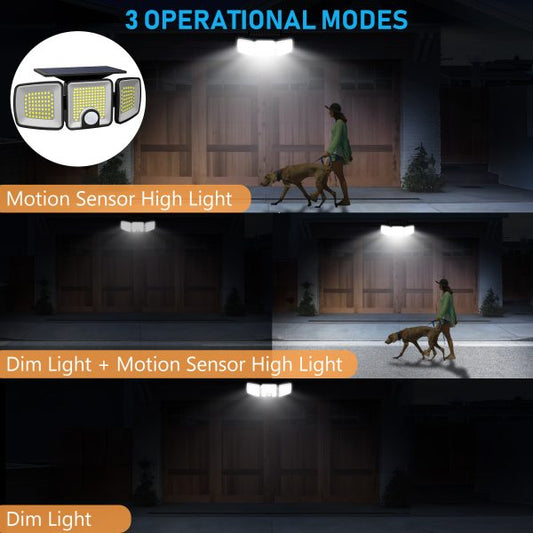 SET 6 LAMPI SOLARE 3 DIRECTII