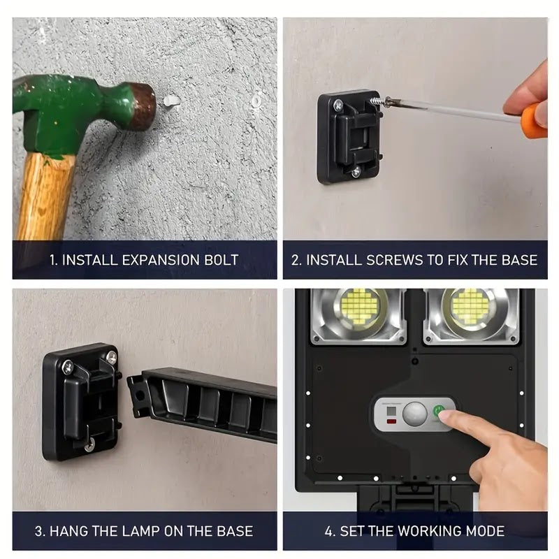 Lampa solară stradală 3000W 70 CM W789B-6