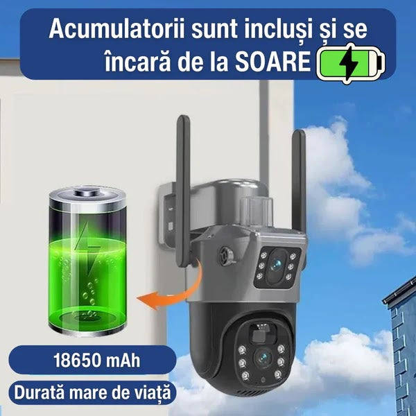 CAMERA LENSO DUBLA 4G+CARD 128GB