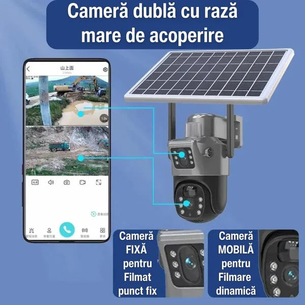 CAMERA LENSO DUBLA CU CARD