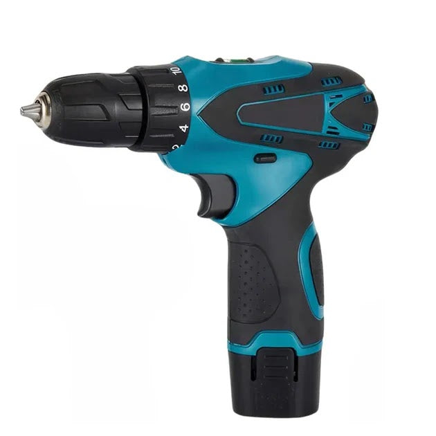 Set Polizor unghiular & Mașină de găurit cu impact 48V cu 2 baterii + 15 discuri cadou