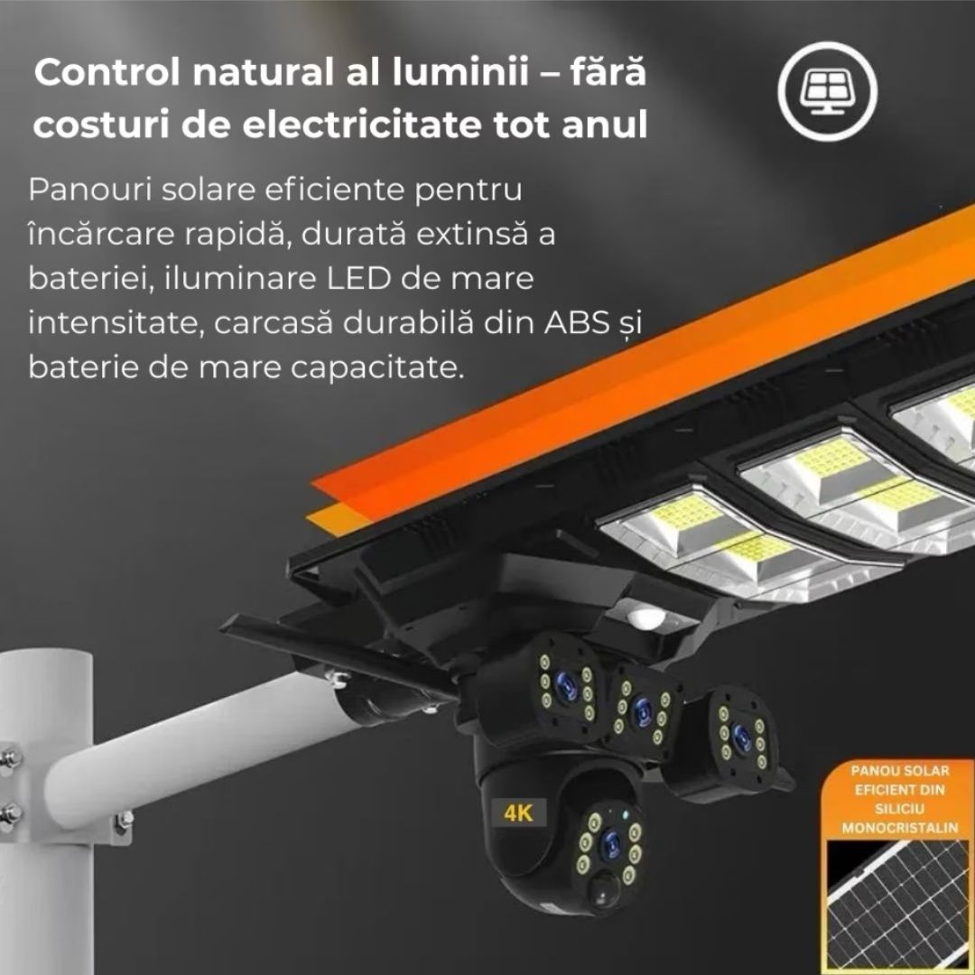 LAMPA SOLARA CU CAMERA V2