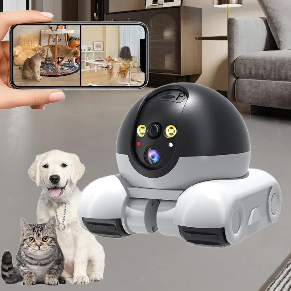 ROBOT CU CAMERA SI ROTI