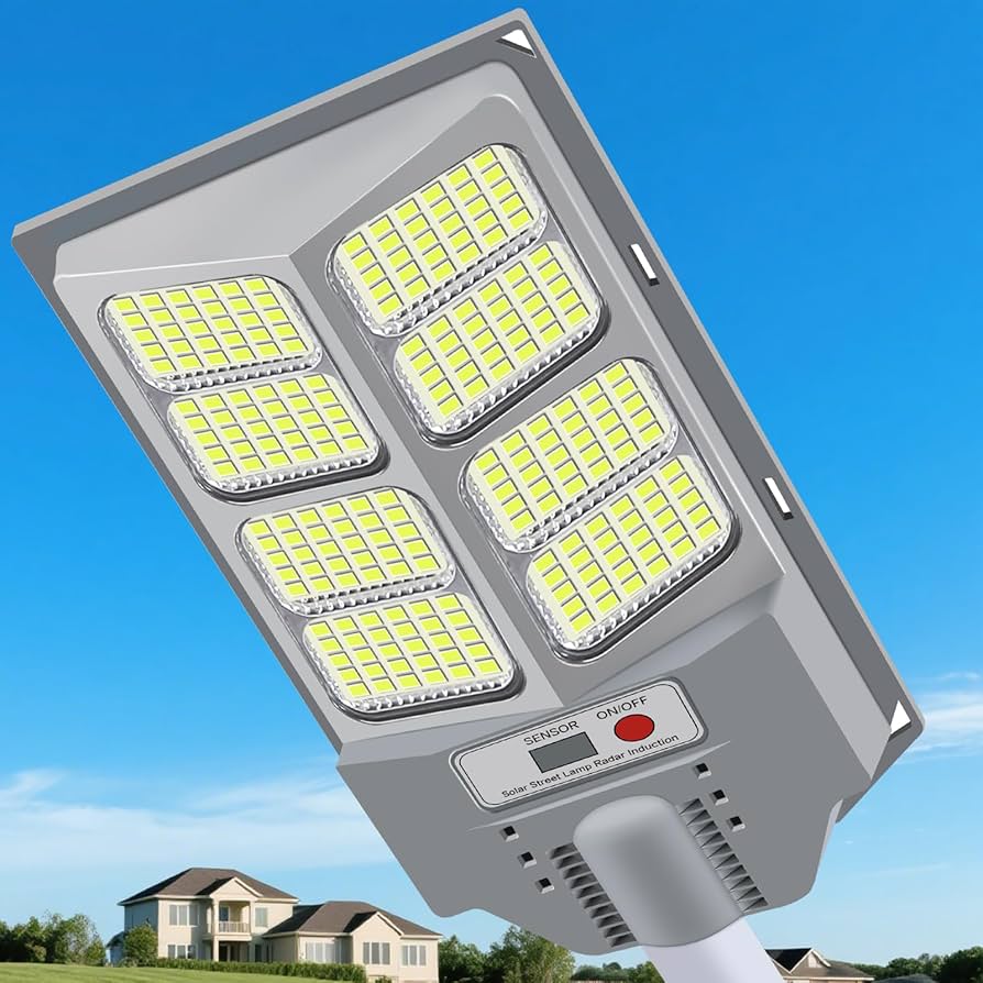 Lampa Solară 800W Stradală cu Telecomanda