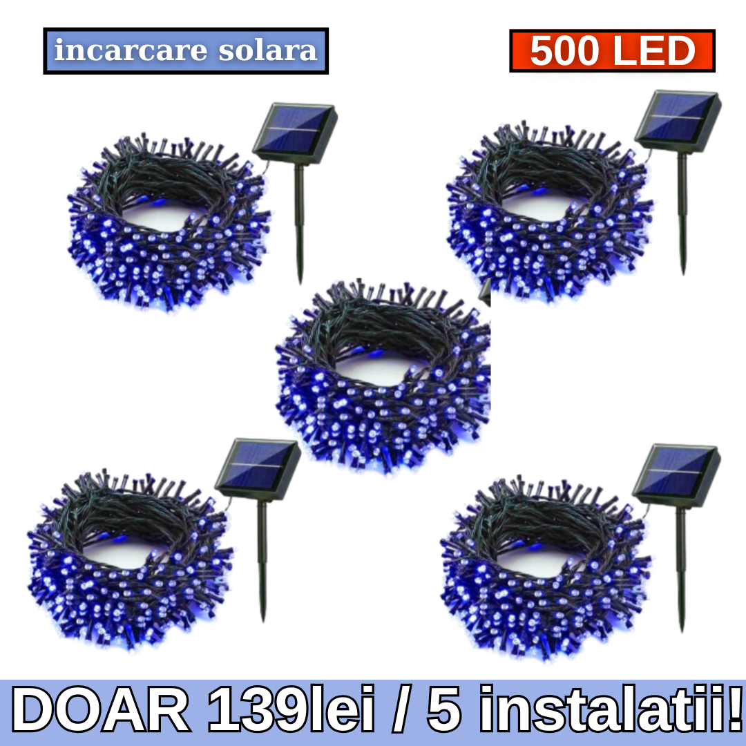 SET 5 INSTALATII DE 100 LED-URI!