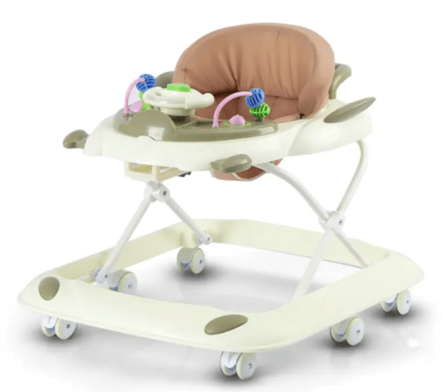 Premergator,6 luni+, scaun reglabil little bird bej 6 rotii