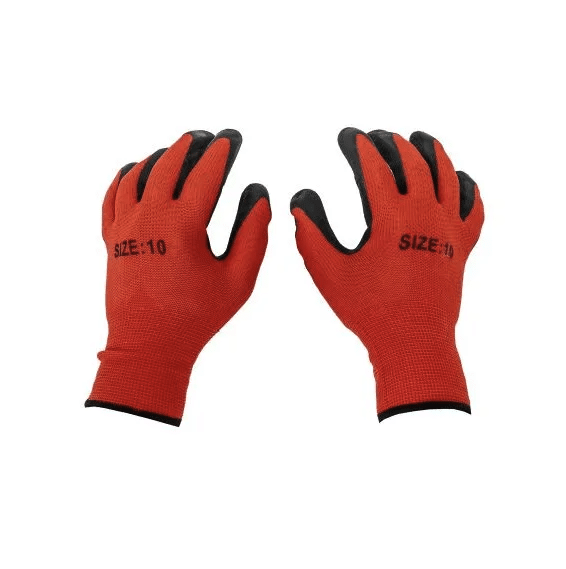 Manusi de protectie acoperite cu latex, marimea 10