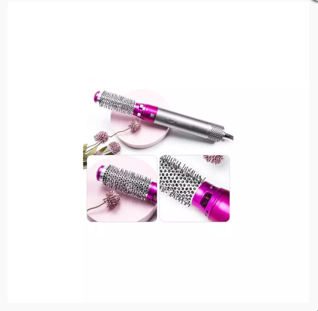 Super pret! Perie de Par 5 in 1 Multifunctionala Hot Air Styler , Multiple Accesorii incluse