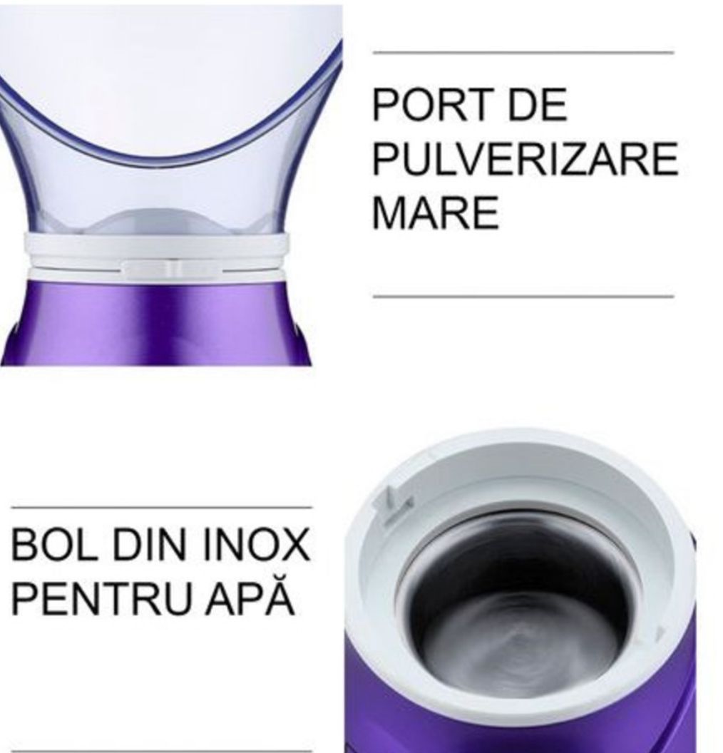 Saună facială și inhalator 2 în 1