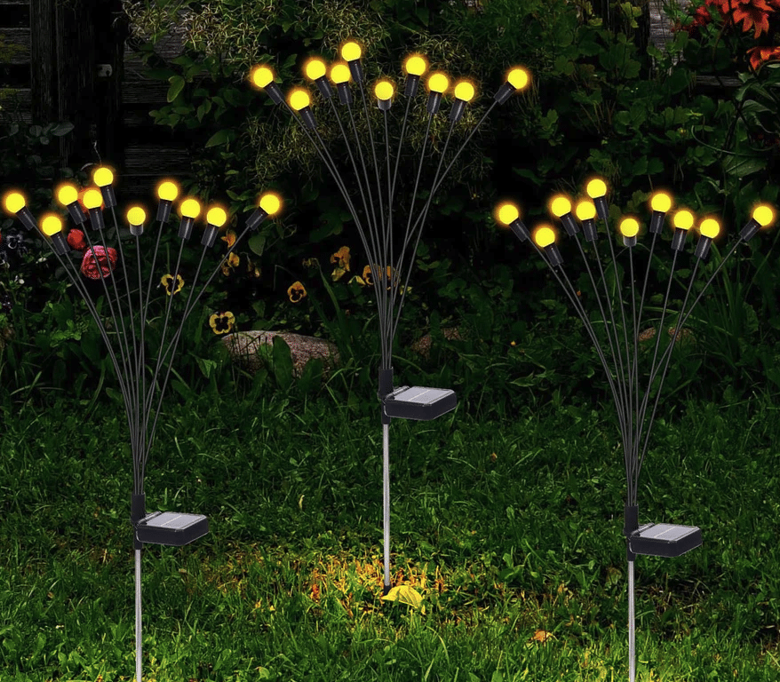Lampa LED decorativă ,tip licurici De Gradina 8 Bulbi
