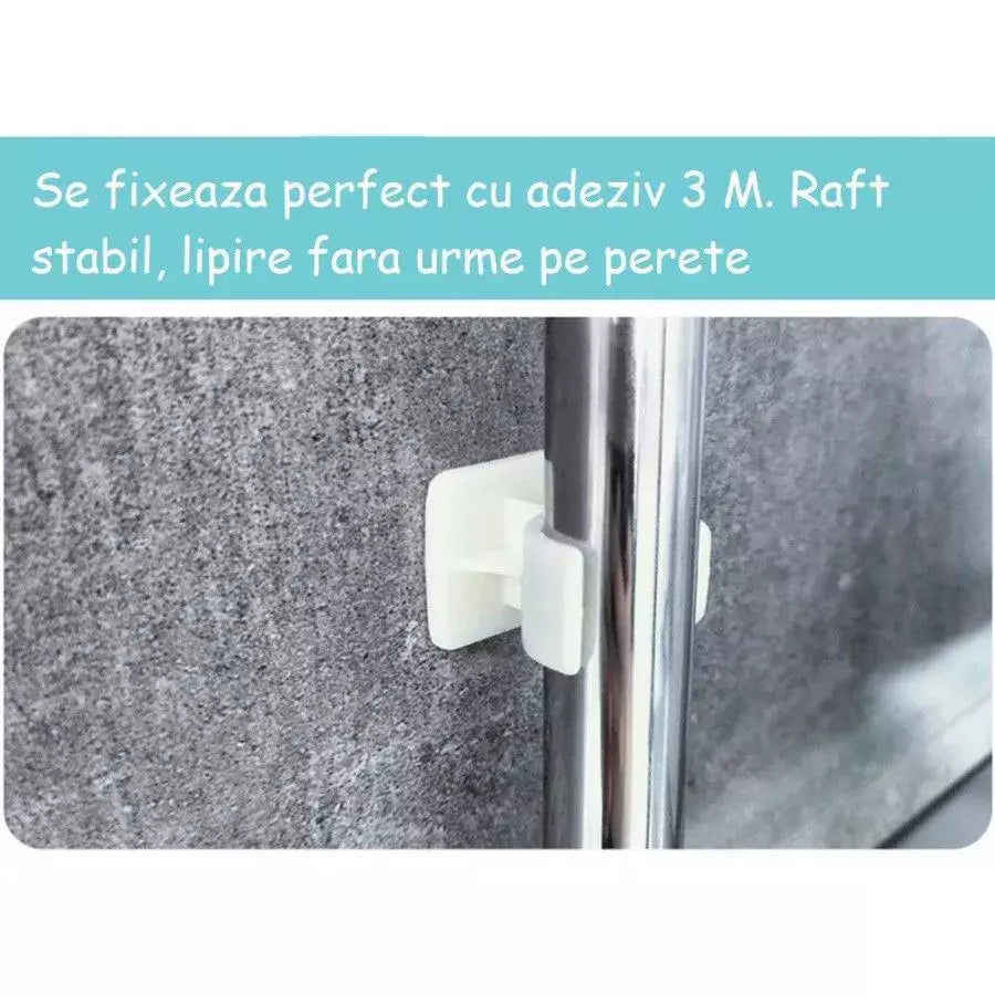 Raft depozitare organizator baie, toaleta sau masina de spalat