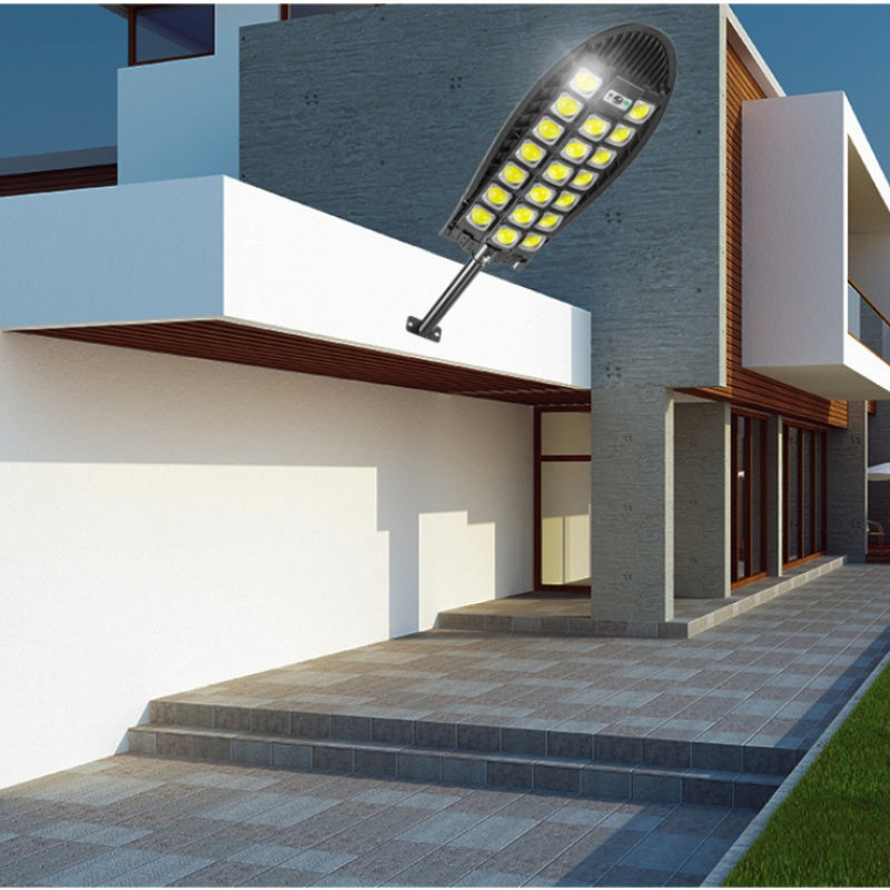 SET 2X Lampa STRADALA solară LED impermeabilă, iluminare stradală, cu senzor de mișcare