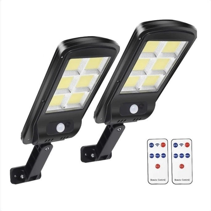 SET 2 X LAMPI CU INCARCARE SOLARA 6 CELULE, 120 LED-URI, TELECOMANDA