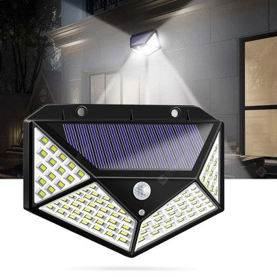 Set 5 x Lampa Solara 100 Led cu senzor de miscare